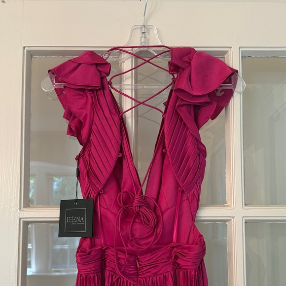 Mac Duggal Fuchsia Wedding Dress - Picture 7 of 17